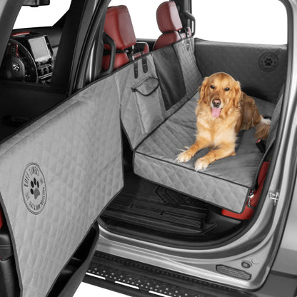 Lyar Hard Bottom Backseat Extenders for Dogs with Door Protection